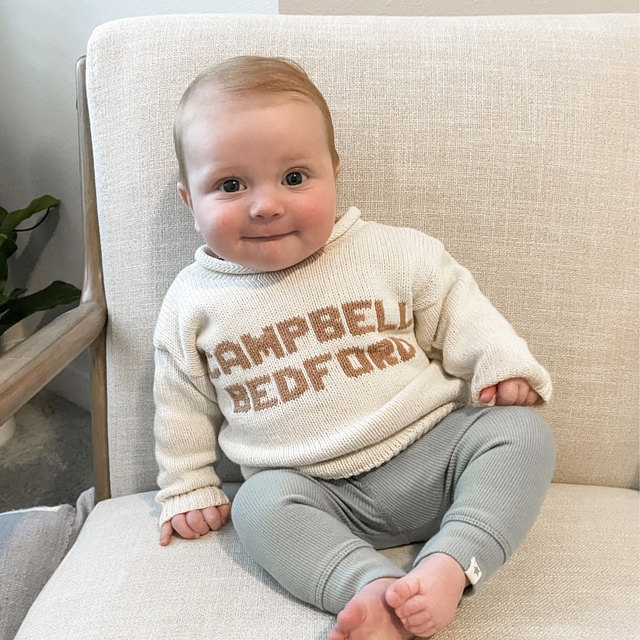 Classic Ribbed Pullover with Name or Monogram etsy.me/350fgWw via <a href="/Etsy/">Etsy</a>