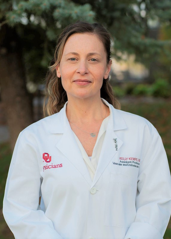 Congratulations to OU Health Physicians Vascular Surgeon Kelly Kempe, M.D., on being awarded the <a href="/VascularSVS/">Society for Vascular Surgery</a> 2020 Community Awareness &amp; Prevention Project Grant. To know Dr. Kempe is to also know her mission: “to reduce the amputation rate in Oklahoma.”  bit.ly/3kYy7Xs