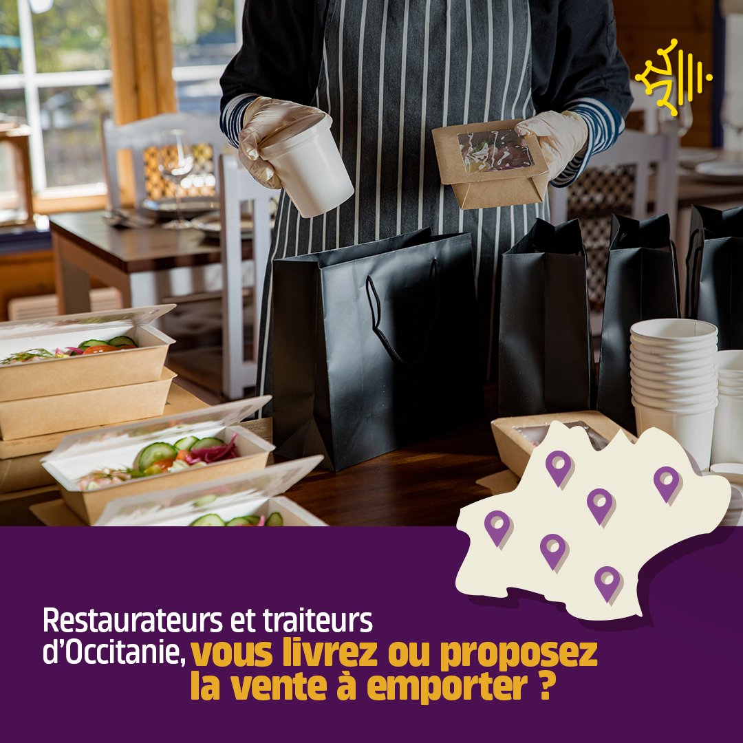 🥕 🍽️ 🍷 Producteurs, restaurateurs-traiteurs, commerçants d'alimentation : comme au printemps, La Région <a href="/Occitanie/">Région Occitanie</a> et <a href="/suddefrance/">Occitanie - Sud de France</a> vous aident à accéder à une clientèle confinée. Référencez-vous sur notre plateforme ! 🧺 

➡️​ tousoccitariens.fr