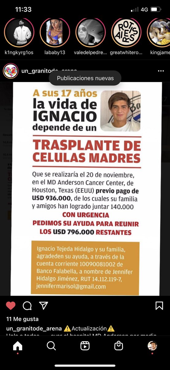 gio24official's tweet photo. Tienen 15 días para juntar 1 millón de dólares. Es una presión que no merece nadie. El que pueda ayudar a esta familia, seguro que estarán eternamente agradecidos. @tenischileno @Septimo_Game https://t.co/UnXGvX0s7j