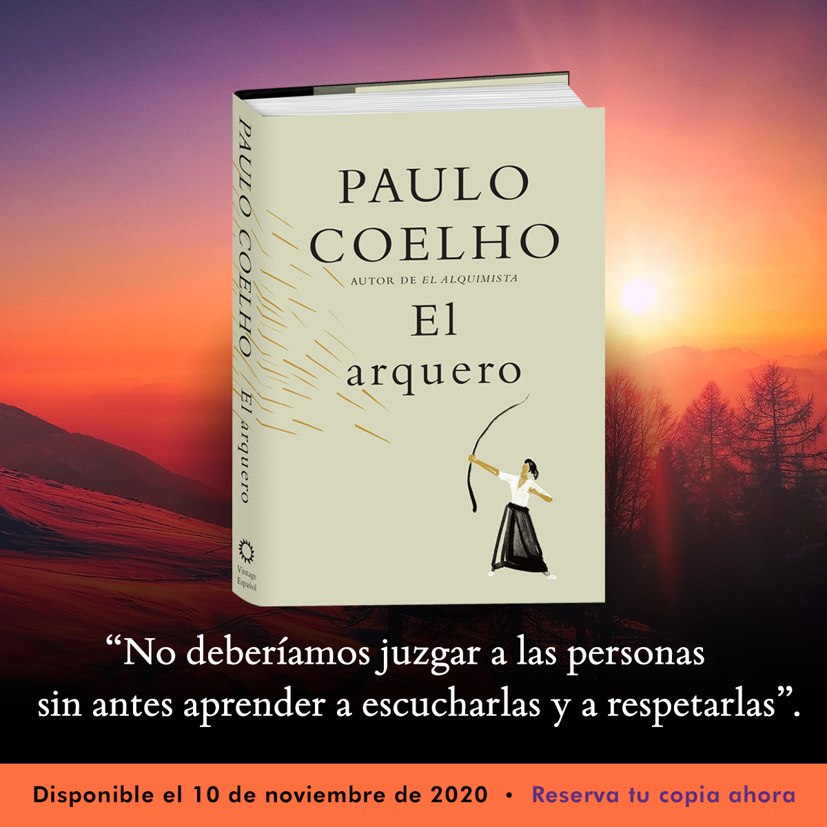 👇👇...Pronto llega...👇👇
EL ARQUERO, una inspiradora fábula sobre un jóven buscando la sabiduría de uno de sus mayores, y las enseñanzas que éste le imparte en el camino. Reserva tu copia aquí: penguinrandomhouse.com/books/672519/e…