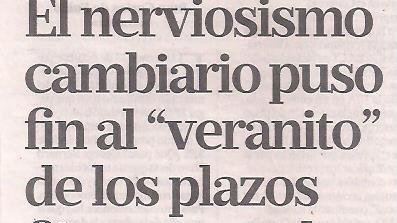 FIRSTCAPITALG's tweet photo. La Nación: El nerviosismo cambiario puso fin al "veranito de los plazos fijos"

@FIRSTCFA @cristiantraut @JavierBlancoOK https://t.co/gacNb2aGnh