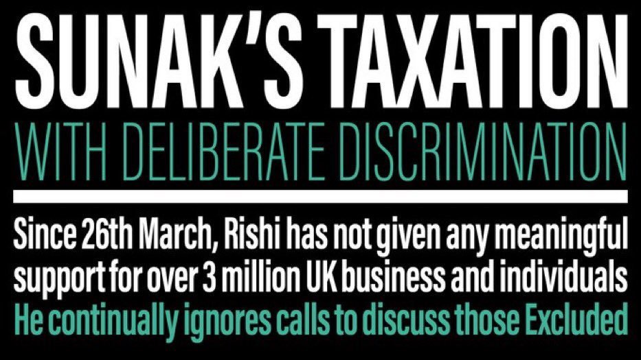 Really56974836's tweet photo. @RishiSunak @BorisJohnson @Conservatives 
Today will go down in history
HOW can those with over £14,000 in SEISS and set for a further £15,000 STILL be classed as 
'Those that need it most' v £0 
£0 with no or restrictive trade for a 1yr. 
HOW?
#ExcludedUK https://t.co/EvqPqUHces
