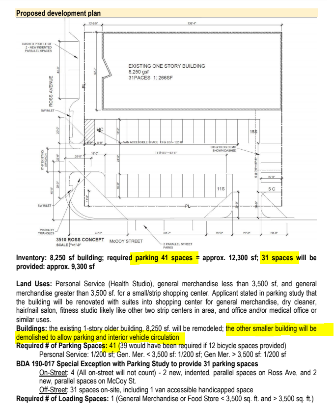 I read through today's case studies and I think they're examples of how parking requirements are holding back some specific projects. Here's one example where a building is being demolished to hit required parking (which is still reduced). This is known as BAD POLICY.