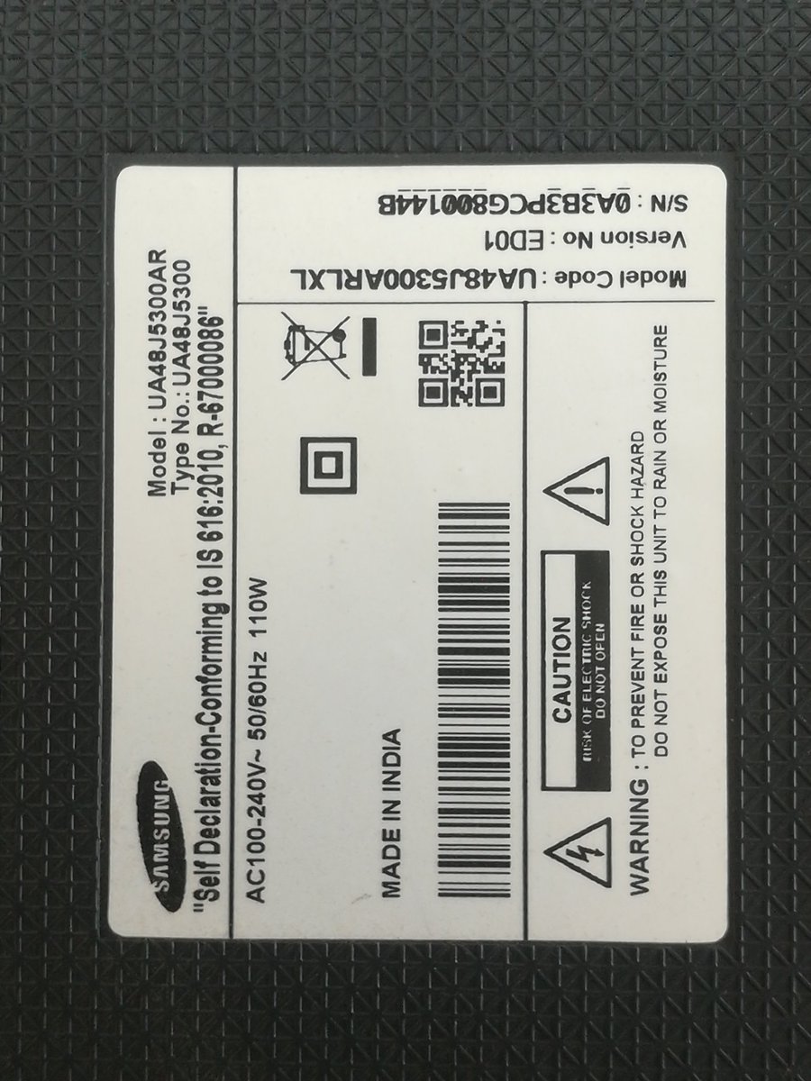 StateOfUnease's tweet photo. Is @SamsungIndia suggesting that its better to scrap a premium Rs 80,000/- @SamsungTV and get a longer lasting @kodaktvindia for 1/5th the cost? Or even a @MiTVIndia or @ThomsonTvIndia? 

#DisposableSamsung
#MajorComponentFailure
#ScrapValue
#NoWarranty
#ShortLifeSamsung https://t.co/5Q7YtvWp1S