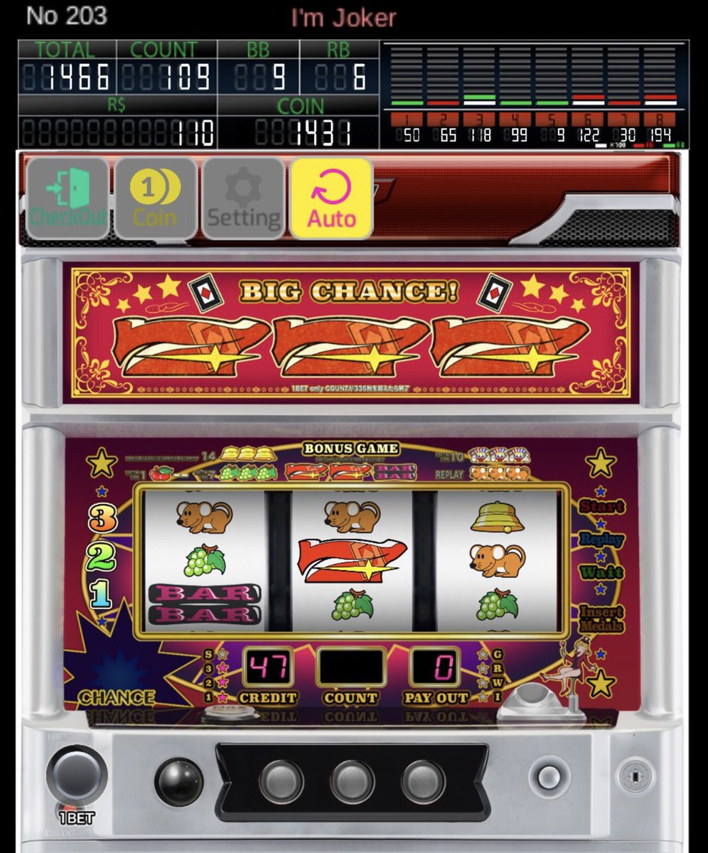 TGRLAND1's tweet photo. 5スロのノーマルジョーカー

今のところまあまあですね😊

高設定だと思うけど https://t.co/SXOBi254I6