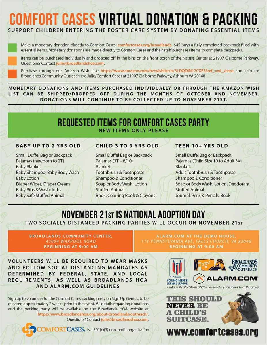 Please help us support <a href="/ComfortCases/">Comfort Cases®</a> Information on how to donate is listed in the flyer. @bwhsactivities @LCPScte <a href="/VAFBLA/">Virginia FBLA</a>