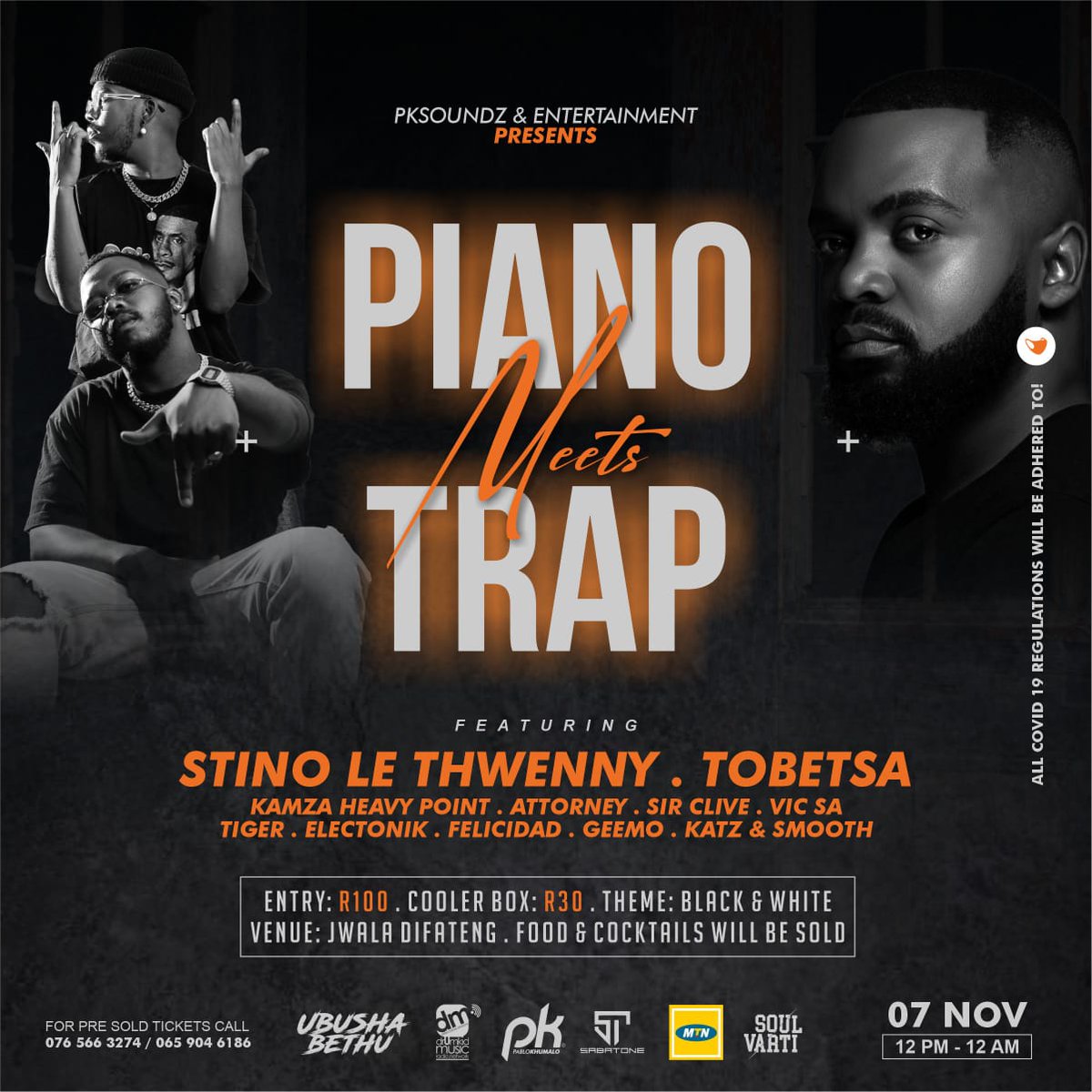 ECITYza's tweet image. Ever wondered what happens when Piano meets Trap?? Come find out for yourself this Saturday when @KingTobetsa_  @StinoLeThwenny and many more dish out the best of Trap and Piano.

Venue: Jwala difateng. Section J. Bitshabelo.