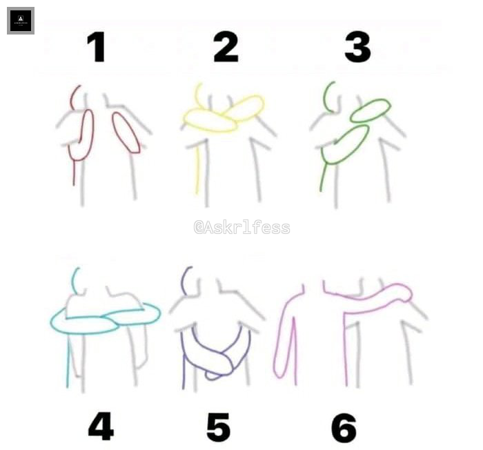 Askrlfess's tweet photo. [askrl] kalian kalau meluk pacar biasanya pakai gaya nomor berapa? 👉👈 https://t.co/XGktXN52QN