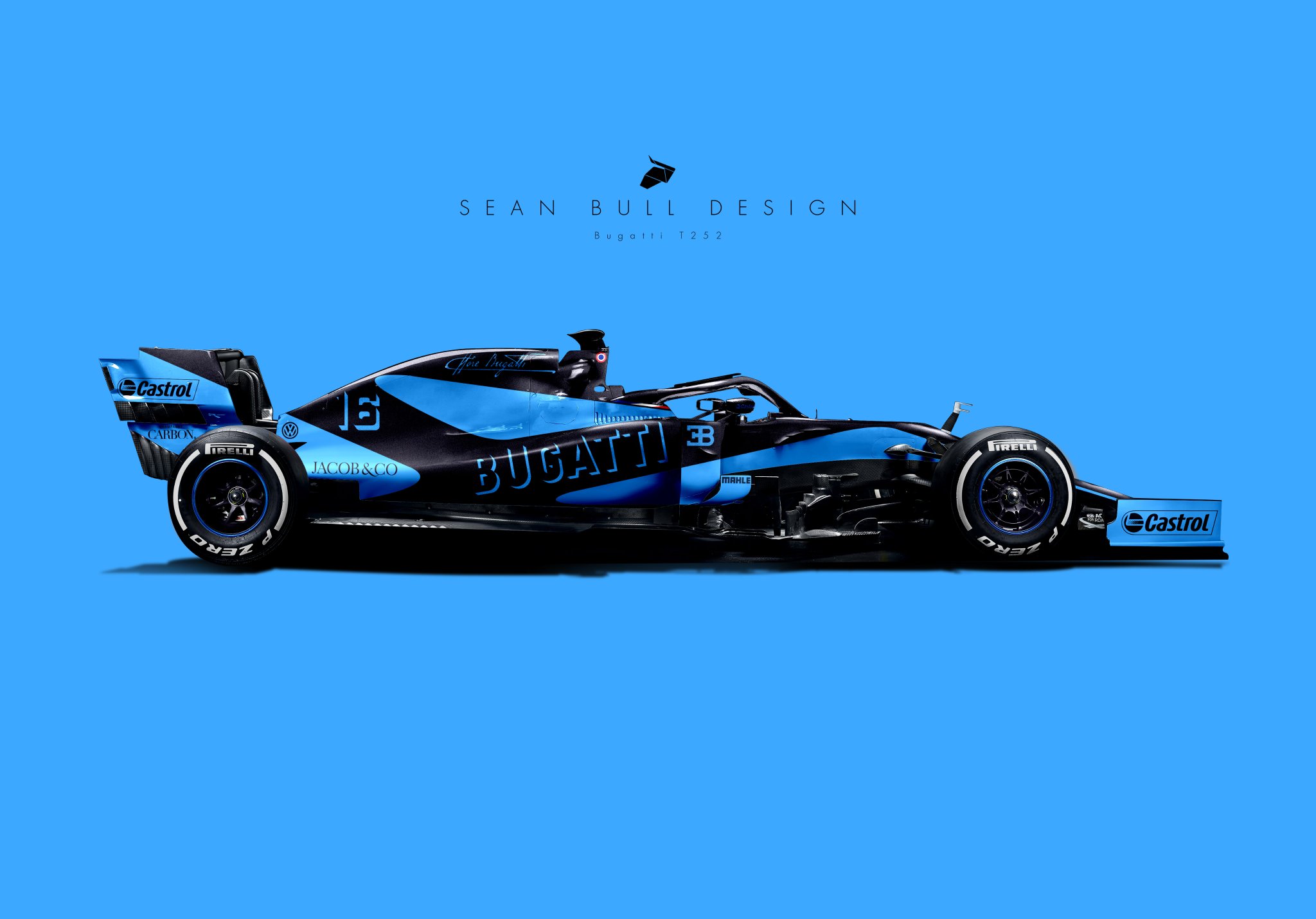 Sean Bull Design on Twitter: "2021 Bugatti F1 Livery Concept Inspired
