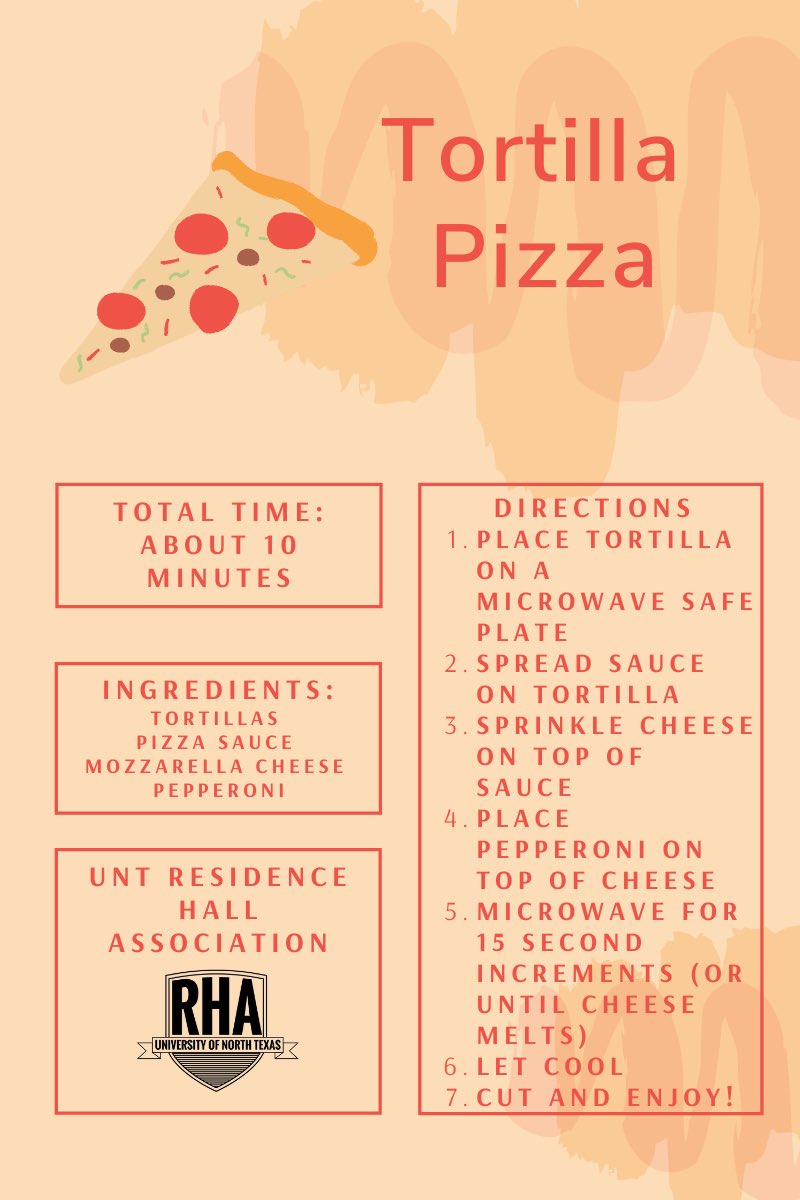 UNT_RHA's tweet photo. Here is what we will be cooking on instagram live today at 5 p.m.! https://t.co/YHKQdDAHtE