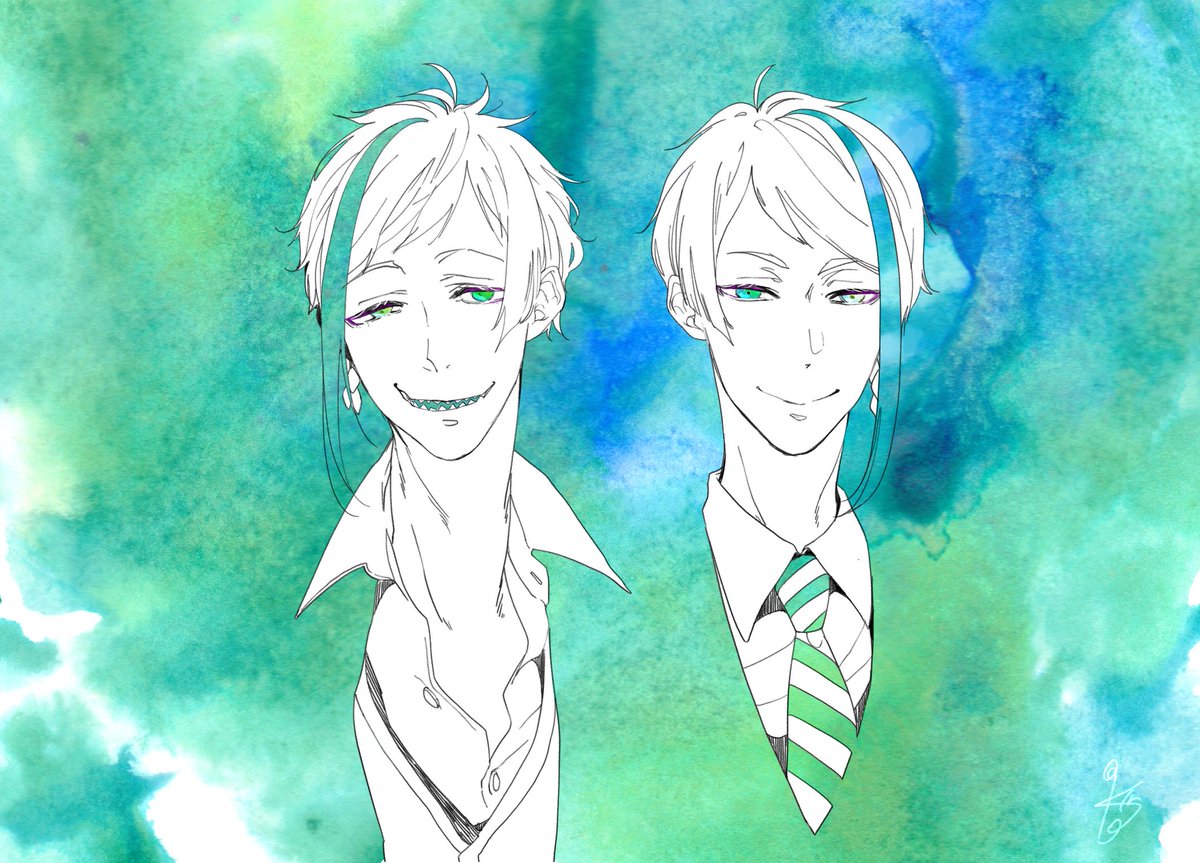 ツイステ それかこの辺のフロリド 絵柄調整中の頃笑 T K Ry イベントありがとうございました のイラスト ツイステ それかこの辺のフロリド 絵柄調整中の頃笑 T K Ry イベントありがとうございました のイラスト
