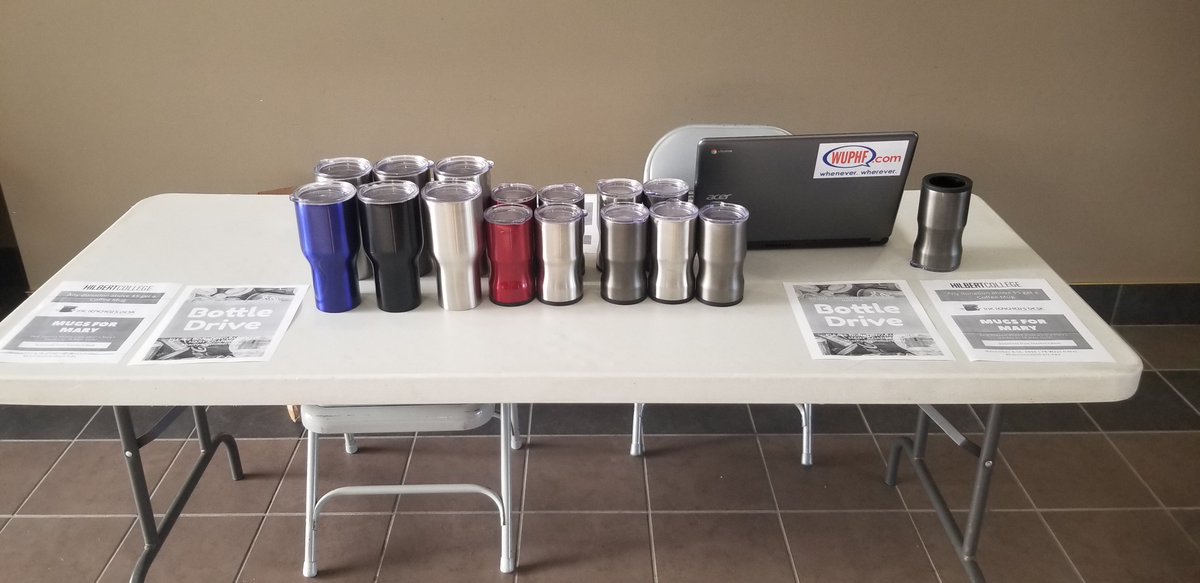 MeStumped's tweet photo. Please stop by in the West Herr Atrium to help support the #MaryGarden that is being planted by the 78 West Cafe!! #MugsforMary #BottleDrive #PollenatorsUnite #CSTprinciple #careforcreation https://t.co/Pf9rucsT5L