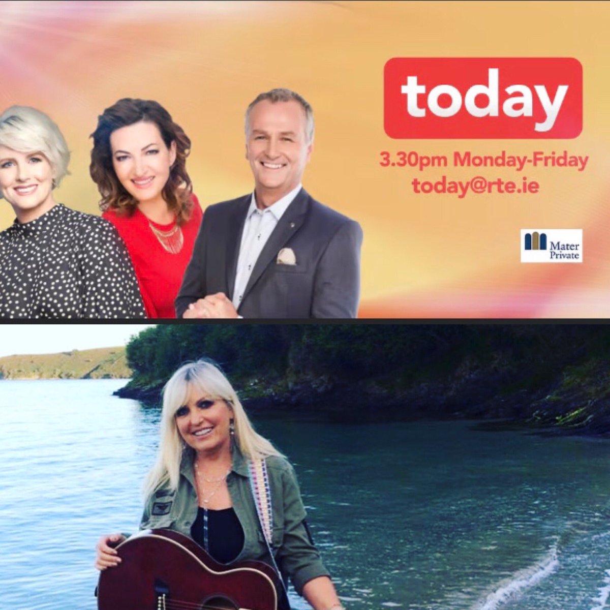 FionaKmusic's tweet photo. All set to play my new song ‘All of the Days live on @RTEToday on #singfromhome with the fabulous @MauraDerrane &amp; @daithi_ose Tune in at 3.30! @RTEOne @RTElyricfm @johncreedon @fobraonain @Lillylatelee @murraycathal @shaybyrneradio https://t.co/Xa95EQumee