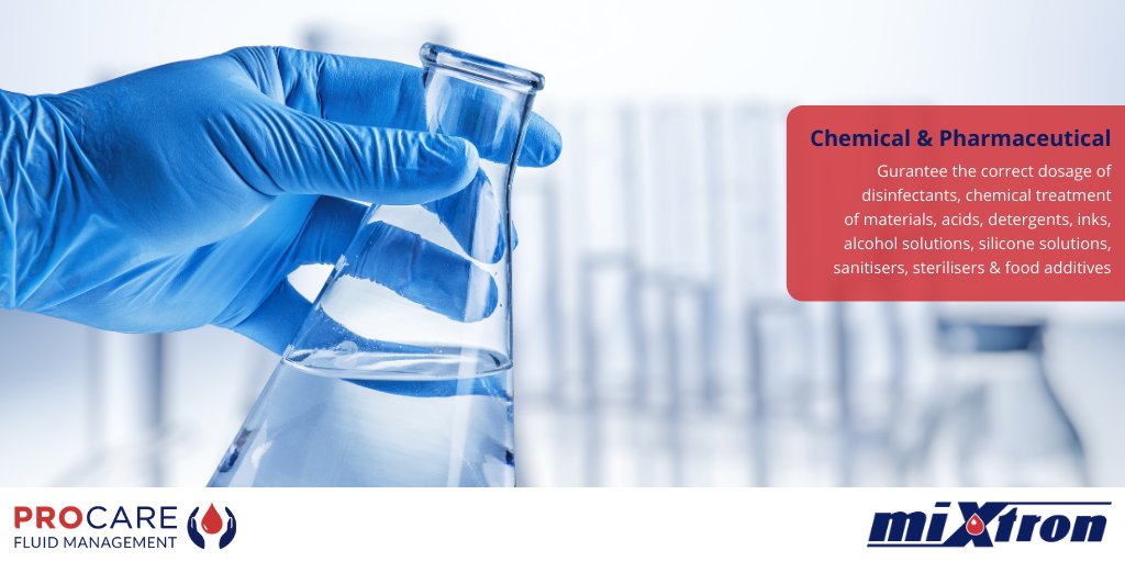 ProcareFM's tweet photo. #Mixtron for Chemical &amp; Pharmaceutical - The Mixtron MXK ensures accurate &amp; consistent mixing of water soluble chemicals in the most aggressive environments

Learn more here >> https://t.co/LV7ZLW9ig6

#ChemicalManagement #Pharmaceutical #ChemicalTreatment https://t.co/qC8c51Hn09