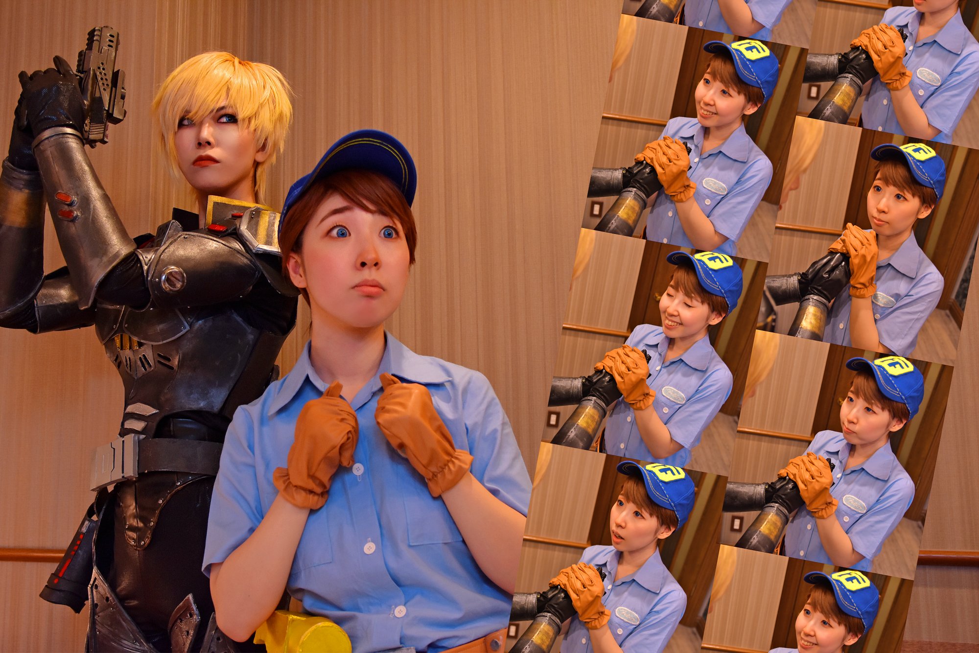 蝉岡こう コスプレ シュガー ラッシュ オンライン フィックス イット フェリックスjr ひなた タモラ ジーン カルホーン軍曹 蝉岡こう Photo 鋏