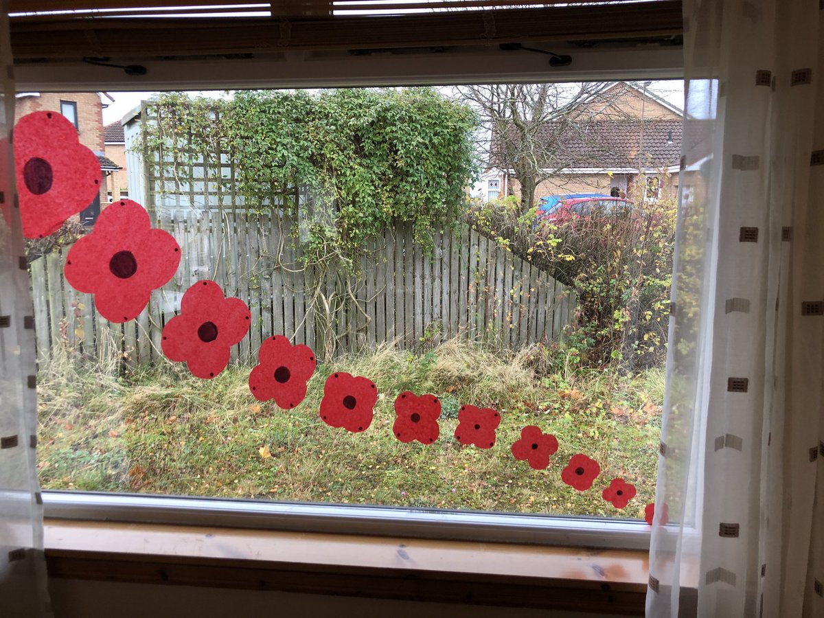 Getting creative with our poppy displays at Heatherfield <a href="/HolmesCareGroup/">Holmes Care Group 💚</a>  <a href="/poppyscotland/">Poppyscotland</a> #RemembranceDay #poppy #LestWeForget