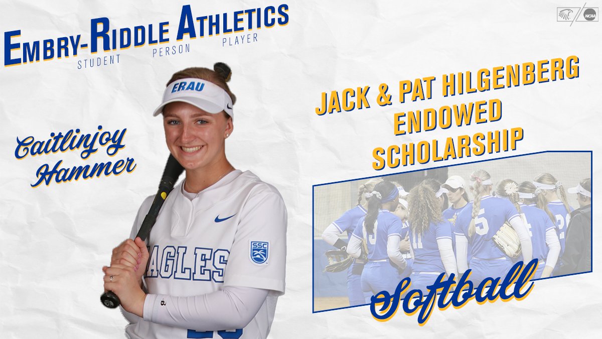 ERAUAthleticDev's tweet photo. #ThankfulThursday Thank you to the Hilgenberg and Brown families, and all of our Eagle supporters that make these scholarships possible! #GoERAU #StudentPersonPlayer https://t.co/7AiF6mRziK