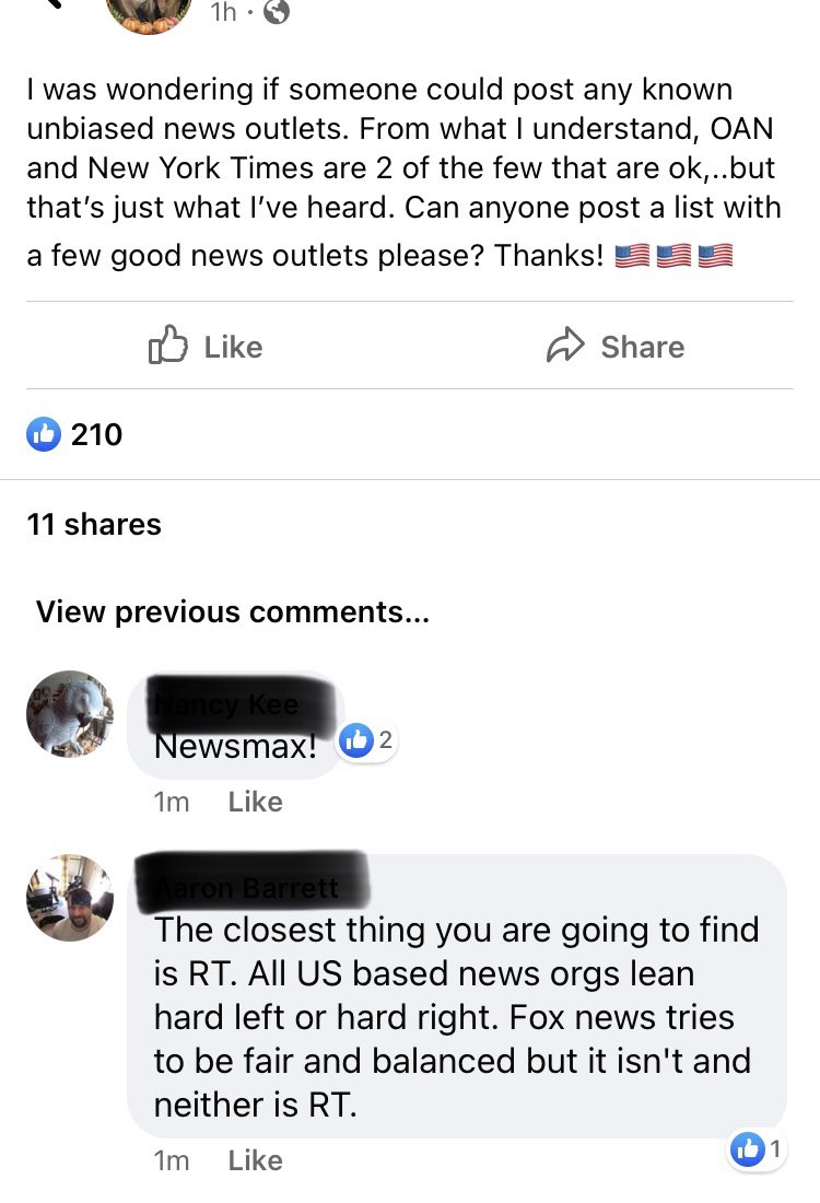 Interestingly, it is attracting people genuinely looking for objective news sources. ... and pointing them towards RT.