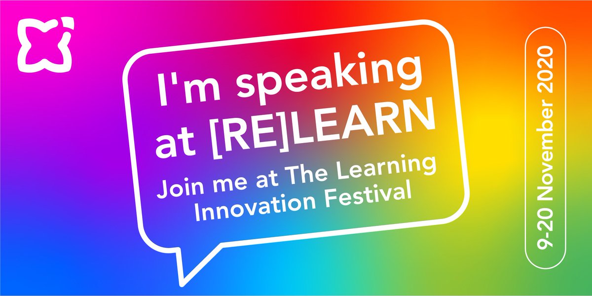 BarneyGriffiths's tweet photo. I’m speaking at [RE]LEARN: The Learning Innovation Festival! Join me &amp; a host of thought leaders, educators &amp; innovators to help positively change education worldwide. 

Sign up here: https://t.co/C3cYai9yqj    

#RELEARN2020 #OurTimeIsNOW #learnlife #learninginnovation #learning https://t.co/HB2U0GPTmg