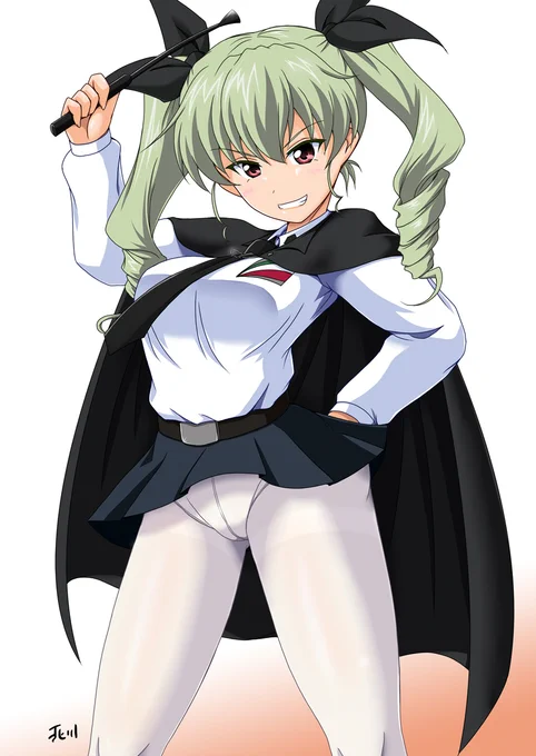 #無言でアンチョビ絵をあげる見た人もやる 