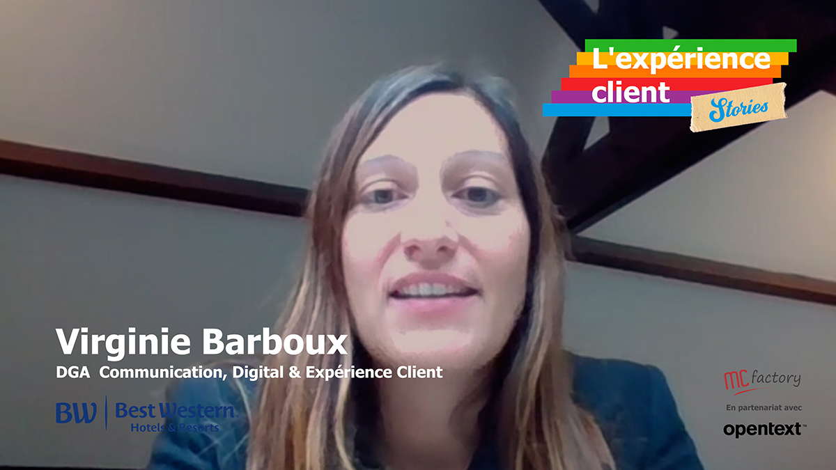MC_Factory's tweet photo. L'#ExpérienceClient qui fait du sens, qui parle au client, qui touche à ses valeurs, lui faire ressentir de l'émotion... est une expérience qui fait revenir, qui fidélise", 🎤ITW @VirginieBarboux DGA @BestWesternFr dans notre série #ExperienceClientStories
https://t.co/FMNdqWwIm8 https://t.co/rTZ1iCWhEE