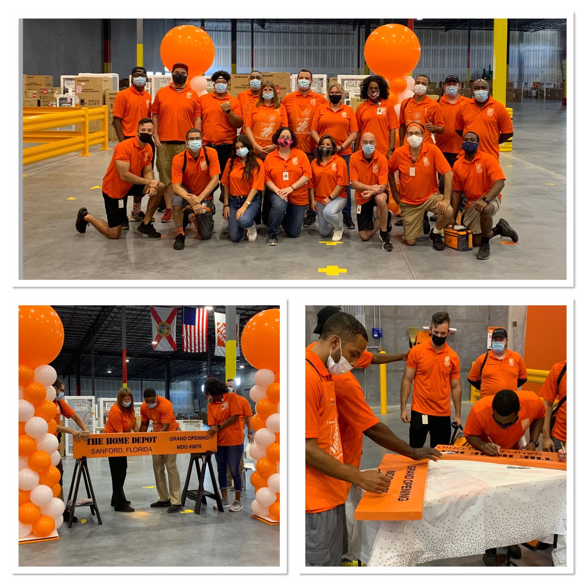MdoSanford's tweet photo. Yesterday we had a great day for our Grand Opening!! From cutting the board to recognizing team members to speeches  from the leadership team! #OneTeam #OneSupplyChain https://t.co/oqPUDXYEI7