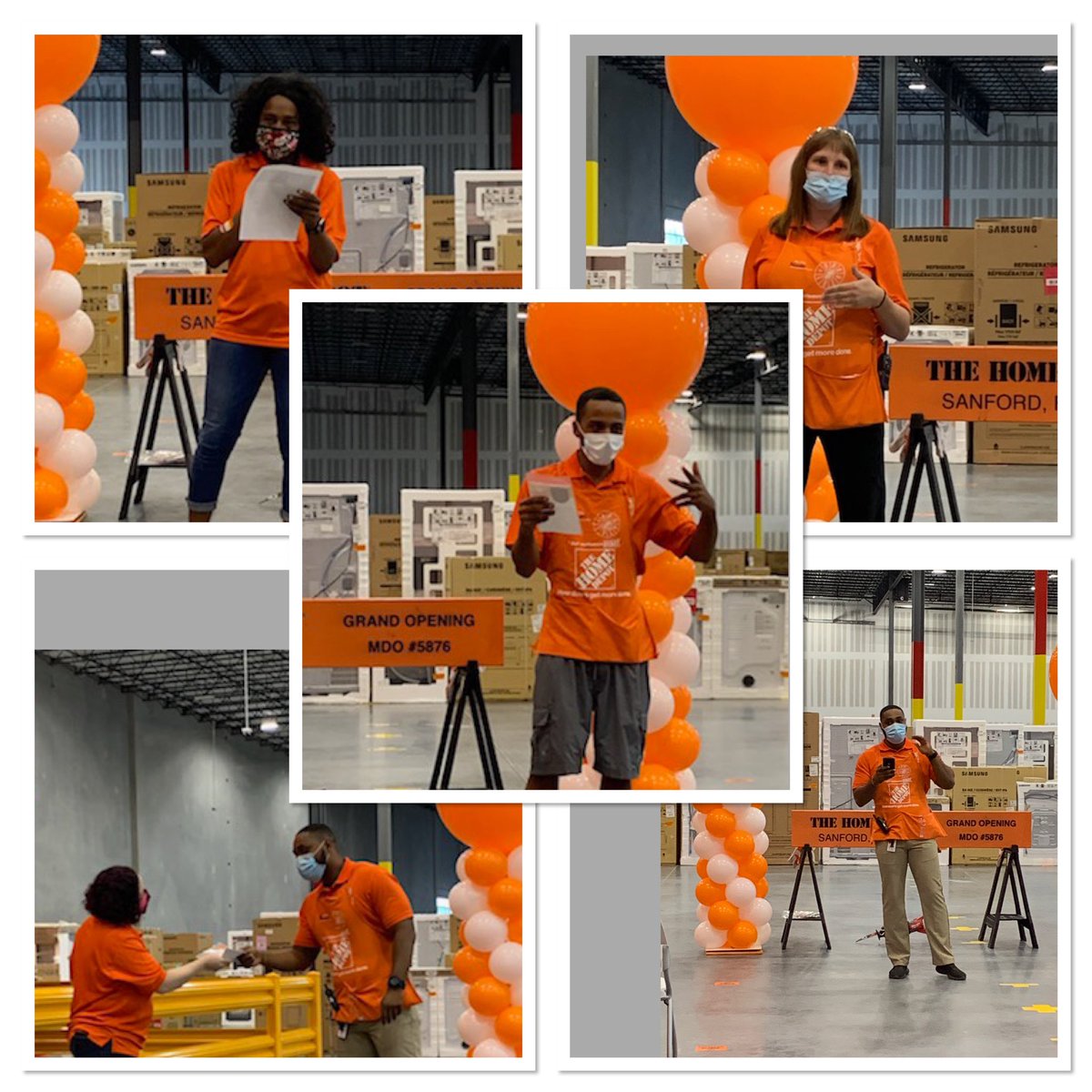 MdoSanford's tweet photo. Yesterday we had a great day for our Grand Opening!! From cutting the board to recognizing team members to speeches  from the leadership team! #OneTeam #OneSupplyChain https://t.co/oqPUDXYEI7