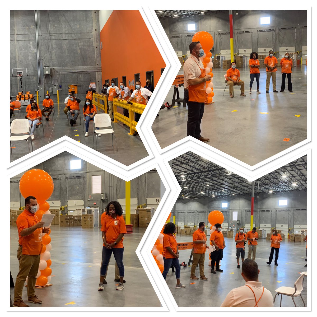 MdoSanford's tweet photo. Yesterday we had a great day for our Grand Opening!! From cutting the board to recognizing team members to speeches  from the leadership team! #OneTeam #OneSupplyChain https://t.co/oqPUDXYEI7