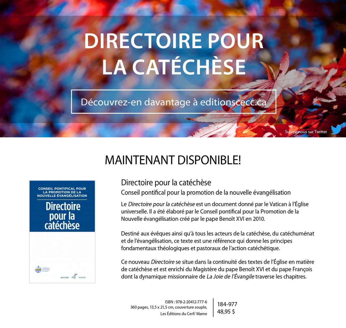 Éditions de la CECC tweet media