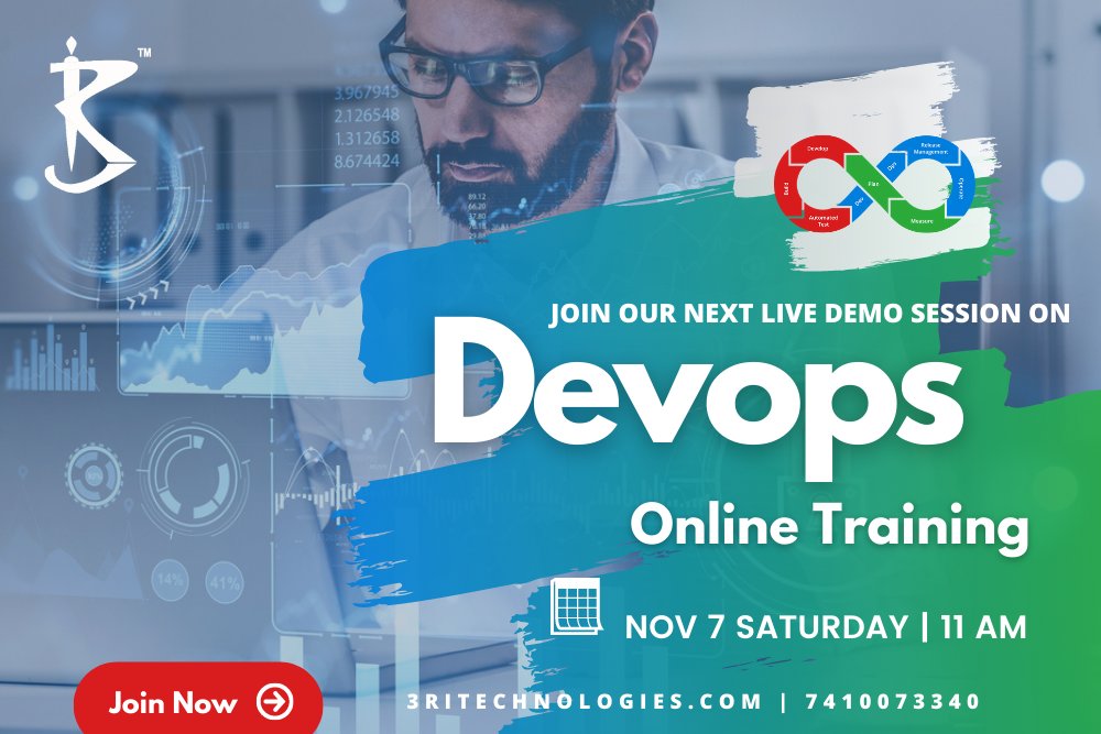 3RITechnologies's tweet image. FREE LIVE WEBINAR
Want to learn #DevOps Online?
Learn DevOps at an affordable fee along with a chance to work on an industry-based project
Get your seat booked for DEMO at 3RI Technologies
visit zcu.io/6c7B
Call 7410073340
#devopstraining #onlinedevops #onlinelearning