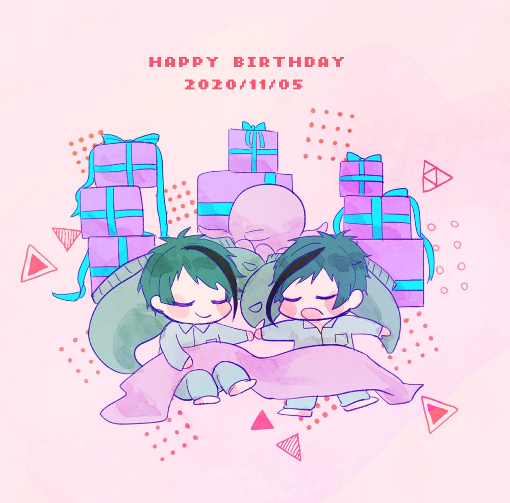 ジェとフロお誕生日おめでとうのらくがき いい夢見てね 力子のイラスト ジェとフロお誕生日おめでとうのらくがき いい夢見てね 力子のイラスト
