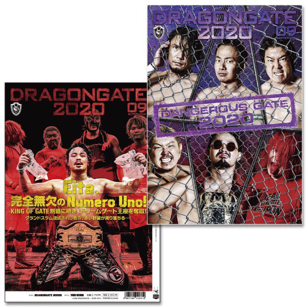 dragongate_pro's tweet photo. 【オフィシャルwebショップ 特別sale情��】
9月シリーズご来場感謝記念第2弾！
#KAI 選手直筆サイン&amp;宛名入りプログラム9月号
受付期間：11/05(木)〜11/07(土)
https://t.co/C9chkWUkkH
#DRAGONGATE #ProWrestling 
#DRAGONGATEBOOKS
#DRAGONGATEin沖縄2020
#StormGate2020
#DangerousGate2020 https://t.co/LFgbK9QuL2