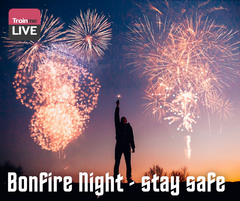 TrainMeLive1's tweet photo. It's bonfire night. ๐
Public displays have been cancelled so if you are out there doing your own display please make sure you and those around you are safe while you do so.
Stay Safe
#TrainMeLive #bonfirenight #fireworks https://t.co/ZaJd5hitU5