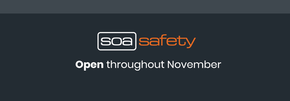 SOA_Safety's tweet photo. Click the link below to read our latest update about the recent Covid-19 lockdown announcement. 
https://t.co/nXiP9qbLqf https://t.co/1PE8RdQvTG