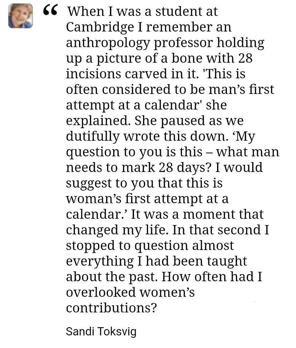 the_female_lead's tweet photo. "How often had I overlooked women's contributions?" 👇 https://t.co/Qf8Iq2YKud