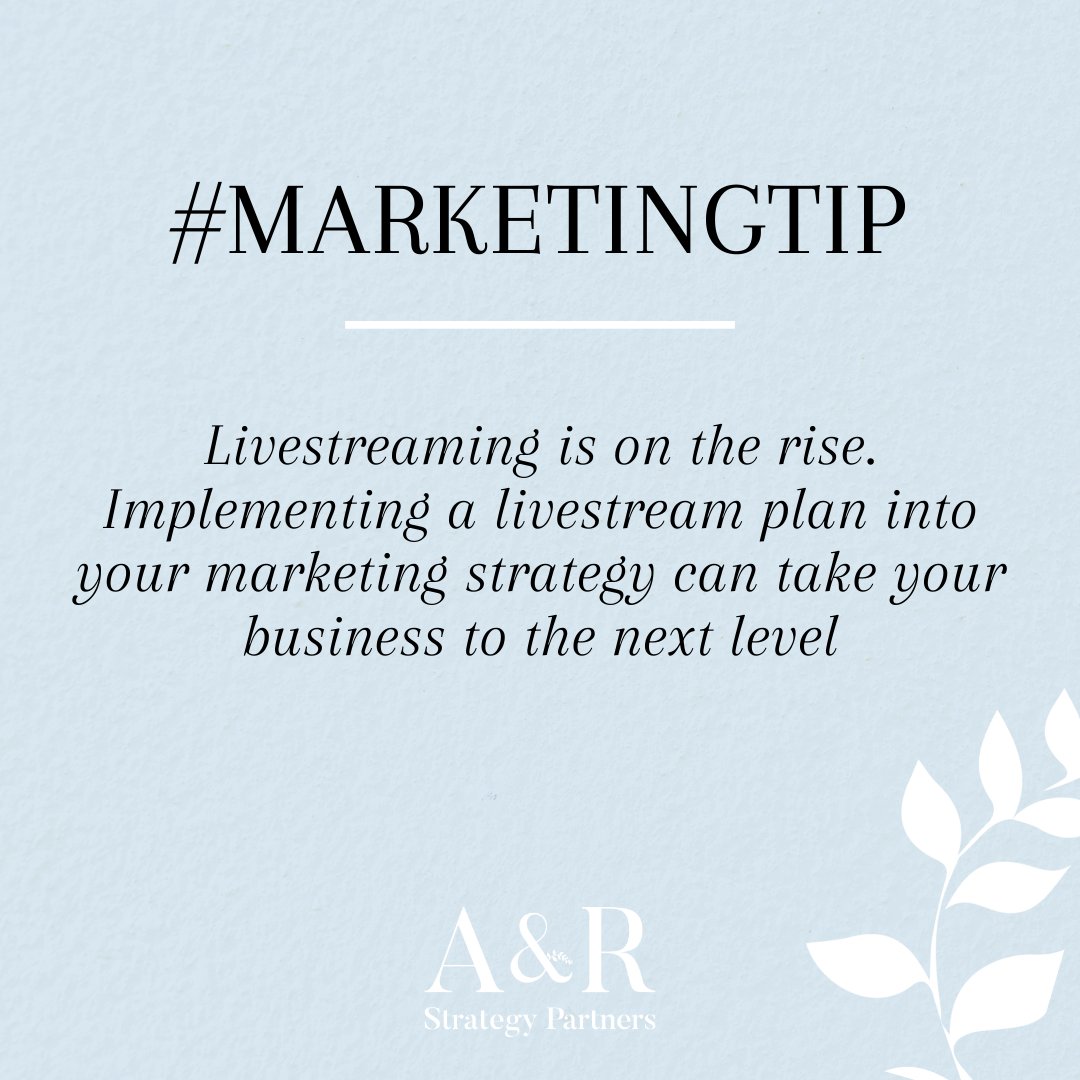ARStrategy's tweet photo. The use of live stream by brands skyrockets in 2019 (pre-pandemic) and although we don't have the final 2020 numbers just yet, we're confident that they have gone up even higher. How has your brand adapted to the live stream phenomenon?
.
.
#livestream #marketing https://t.co/K5MkHLQFk3
