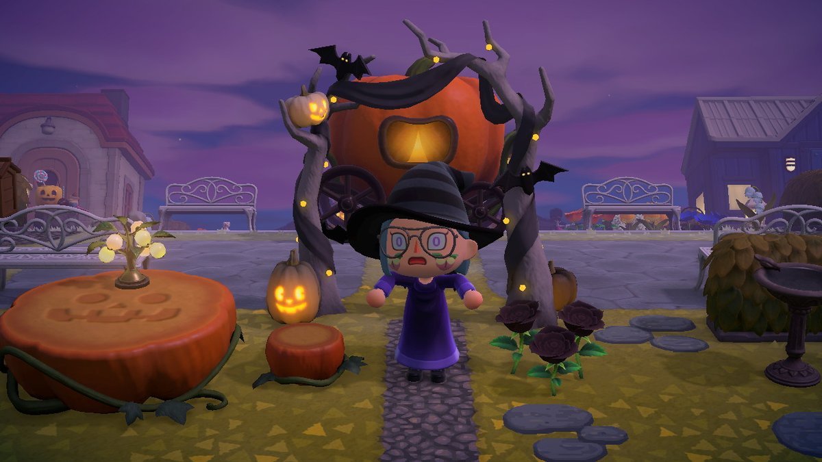 Kim__ACNH's tweet photo. Halloween (part 2) #AnimalCrossing #ACNH #NintendoSwitch https://t.co/cVyIaYuZsv