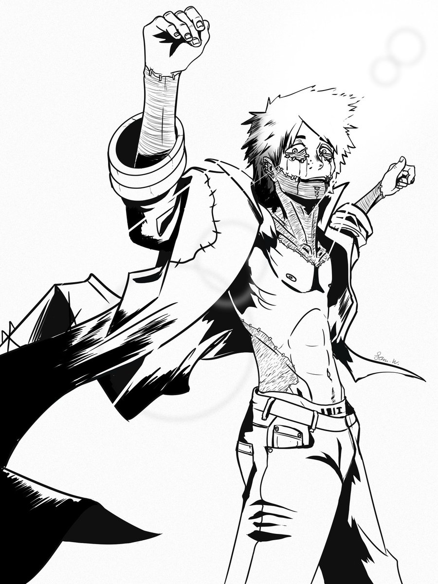 SamCrowBlack's tweet photo. #MHA290Spoilers
#mha289
#dabi
Wellll, thought it was a good time to do a little edit of an old lineart to fit the canon, eh ಥ‿ಥ *muffled screams in the background* https://t.co/6dvYg6WKyQ