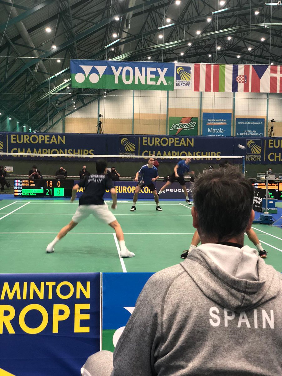 BadmintonESP's tweet photo. 📢📢 La jornada continúa en el Europeo #EJC2020 🏸🇪🇺 para nuestros representantes EN BUSCA DE LAS SEMIFINALES ‼

⏰⏰

▶ Lucía Rodríguez 🆚 Marija Sudimac 
▶ Jacobo Fernández y Rubén García 🆚 Sergej Lukic y Mihajlo Tomic

⏰⏰

🗓 Horarios y resultados https://t.co/1v5yt9kuim https://t.co/KzER2Qo1LL