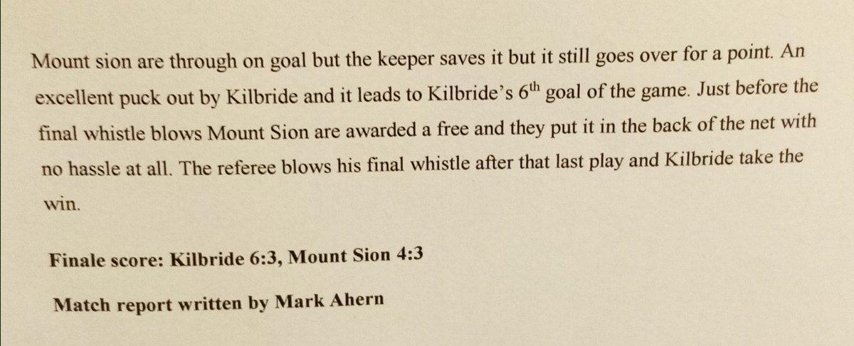 cbscallan's tweet photo. Here are the match reports done by Mark and William as part of their Future Leaders. #FutureLeaders #hurling #TY20_21 #CER https://t.co/AkG53ZWusa