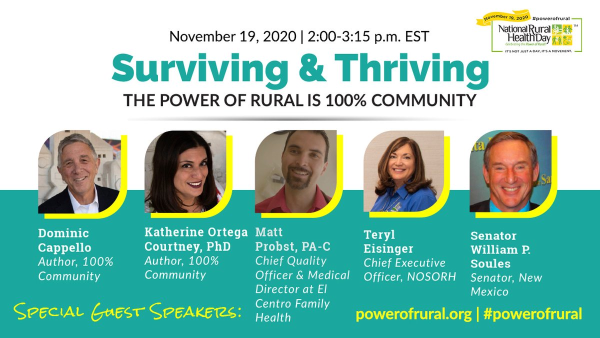 MRBImpact's tweet photo. Diversion Thursday, or as I refer to it, Blursday. What are you doing on #NationalRuralHealthDay 11.19.20? How about you join @NOSORH for an outstanding unifying, groundbreaking event? Meet the authors of @AnnaAgeEight #100Community &amp; @matthew_probst from @TheProvidersDoc to https://t.co/lK4CX9pgMB