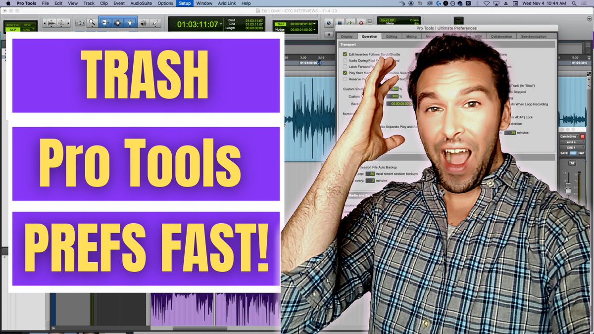 Trashing Preferences in Pro Tools is a necessary evil sometimes. But with this tip, it can be fast and easy! buff.ly/3eqyGqp