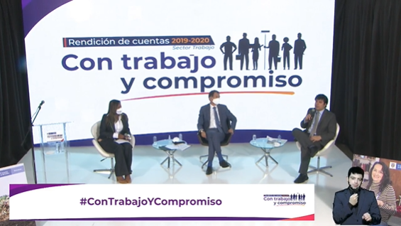 #ConTrabajoYCompromiso "Con el Subsidio Económico de Emergencia, se beneficiaron más de 200 mil personas que perdieron su empleo en el marco de la pandemia, a través de las cajas de compensación familiar" Viceministro de Empleo y Pensiones Andrés Felipe Uribe <a href="/MintrabajoCol/">MinTrabajo</a>