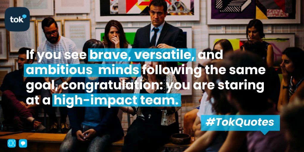 OktanaCorp's tweet photo. Be brave 💪. Be versatile 👨🎨. Be ambitious👩💼.
🙌Download Tok and become a high-impact team: https://t.co/4KwXZi9Oak
-
#TokQuotes #TokForTalks #SalesforcePartner #Salesforce #AppExchange #collaborate #teamwork #InternalCommunication https://t.co/qJMjgiokSu