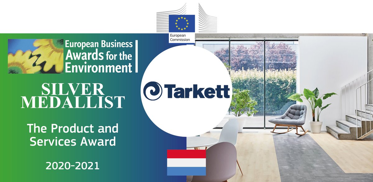 TarkettNL (@tarkett_nl) on Twitter photo Onze duurzame iD Revolution collectie is bekroond met een zilveren medaille tijdens de European Business Awards for the Environment (EBEA) 2020-2021. De iD Revolution viel op tussen de 94 aanvragen afkomstig uit 16 verschillende Europese landen. #CircularEconomy <a href="/EU_Commission/">European Commission</a> Onze duurzame iD Revolution collectie is bekroond met een zilveren medaille tijdens de European Business Awards for the Environment (EBEA) 2020-2021. De iD Revolution viel op tussen de 94 aanvragen afkomstig uit 16 verschillende Europese landen. #CircularEconomy <a href="/EU_Commission/">European Commission</a>