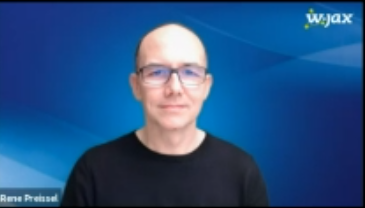 jaxcon's tweet photo. Multiplattformentwicklung mit #Kotlin jetzt Live auf der Online-W-JAX mit @RenePreissel 
#jaxcon #remoteconference #java #JVM #JavaScript https://t.co/FfhuD7QDRt