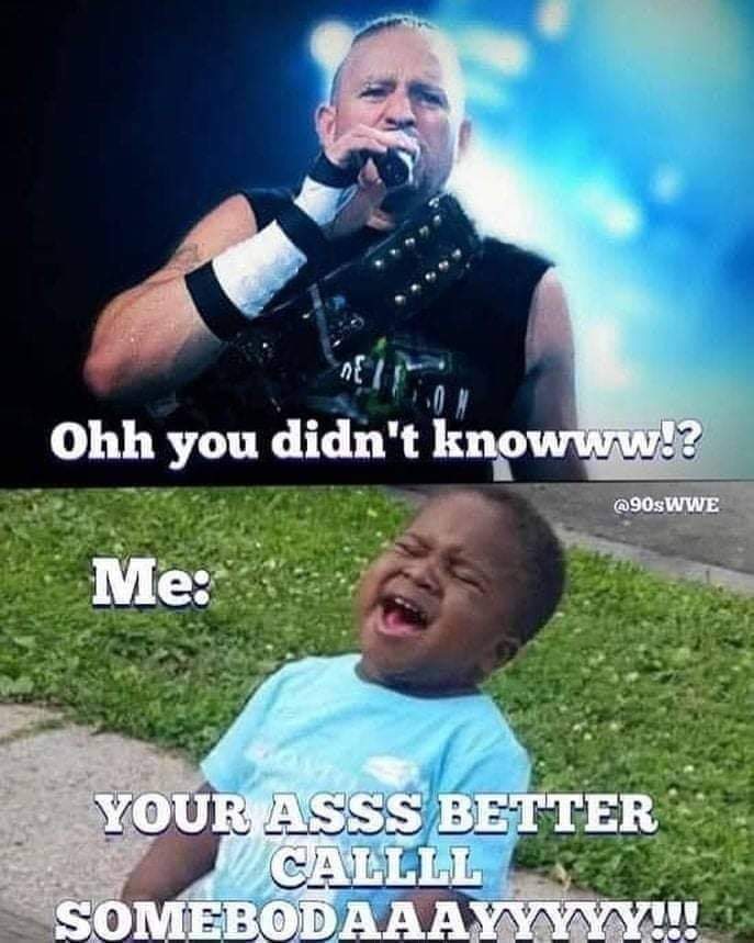 Memefinityandb1's tweet photo. The good ol' days..❤️❤️❤️
#WWE #wrestling #roaddogg https://t.co/U2tbMpq1ho