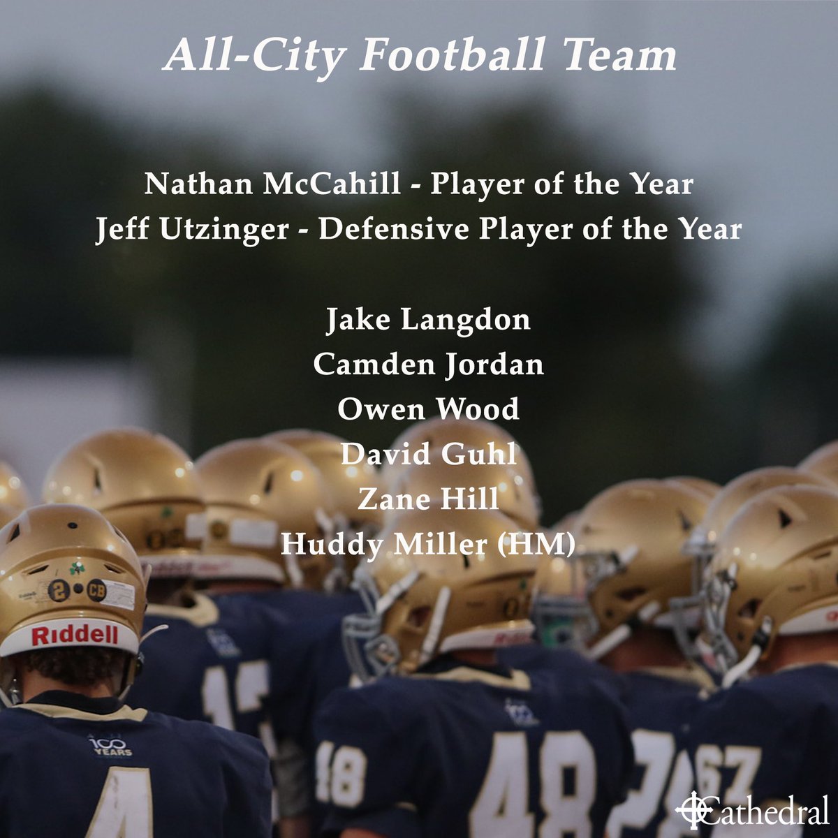 Congratulations ☘️🏈 All-City!