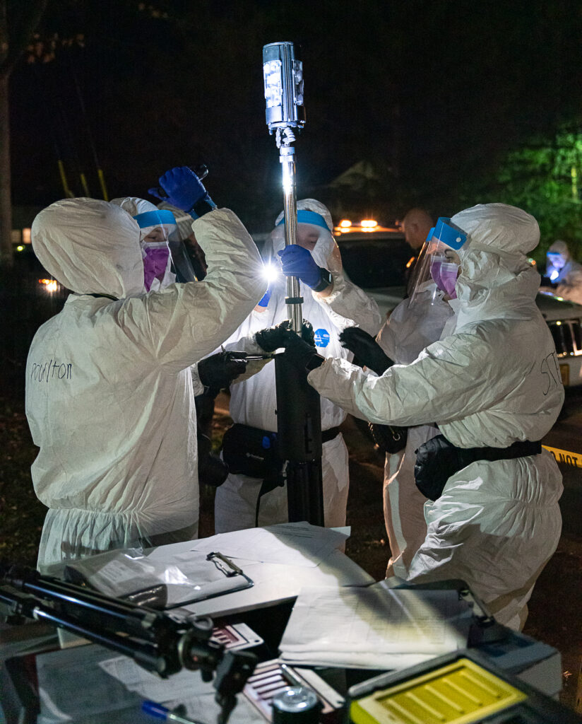 CteDcps's tweet photo. Jordan Newton graduated out of the DCTC Homeland Security program in 2017, is a senior at WVU. Last night she supervised other students who were investigating a mock crime scene that turned into three crime scenes. The effort took them from 10PM to 7AM this morning. Well done! https://t.co/OvfpDGvAKq
